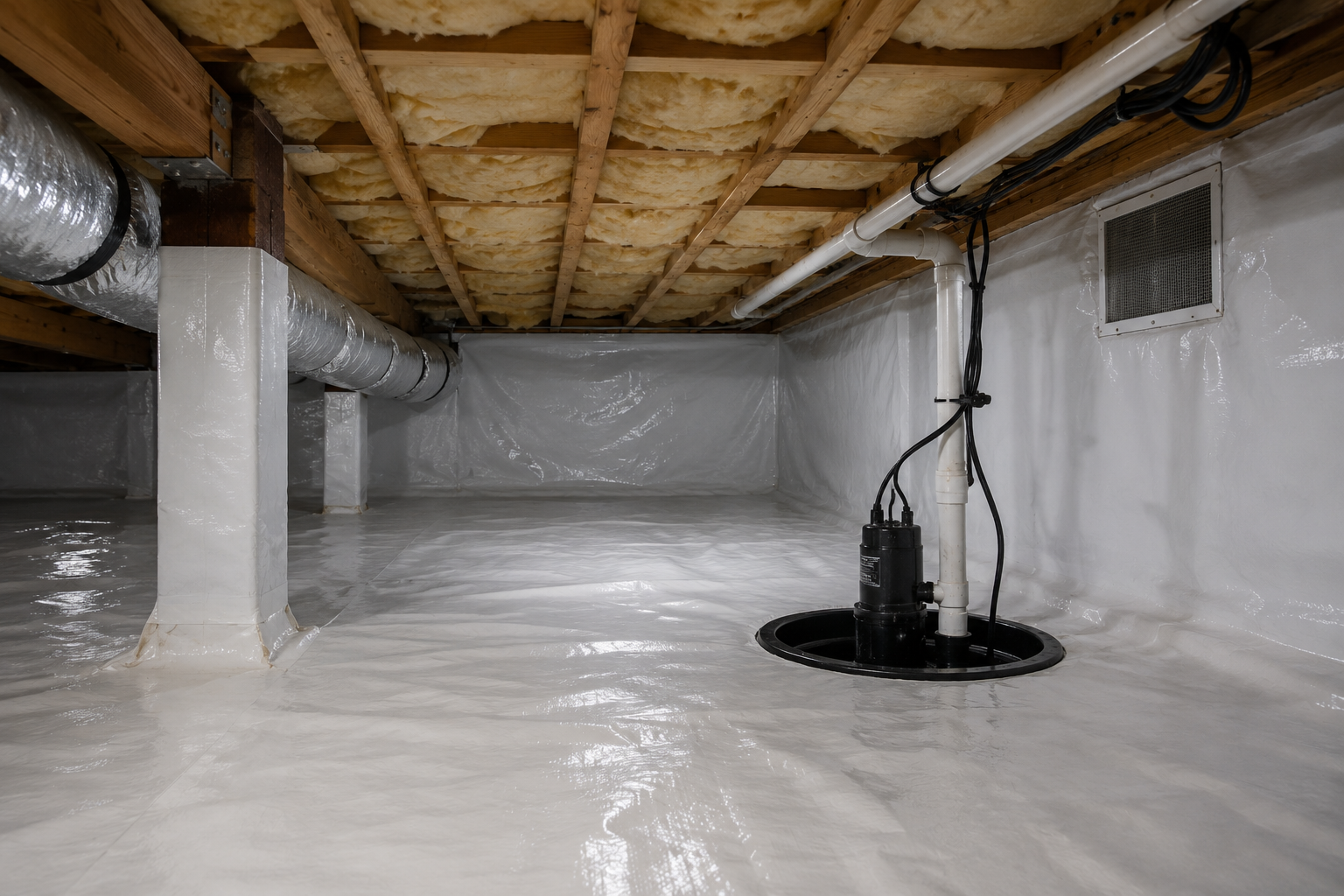 crawl space waterproofing