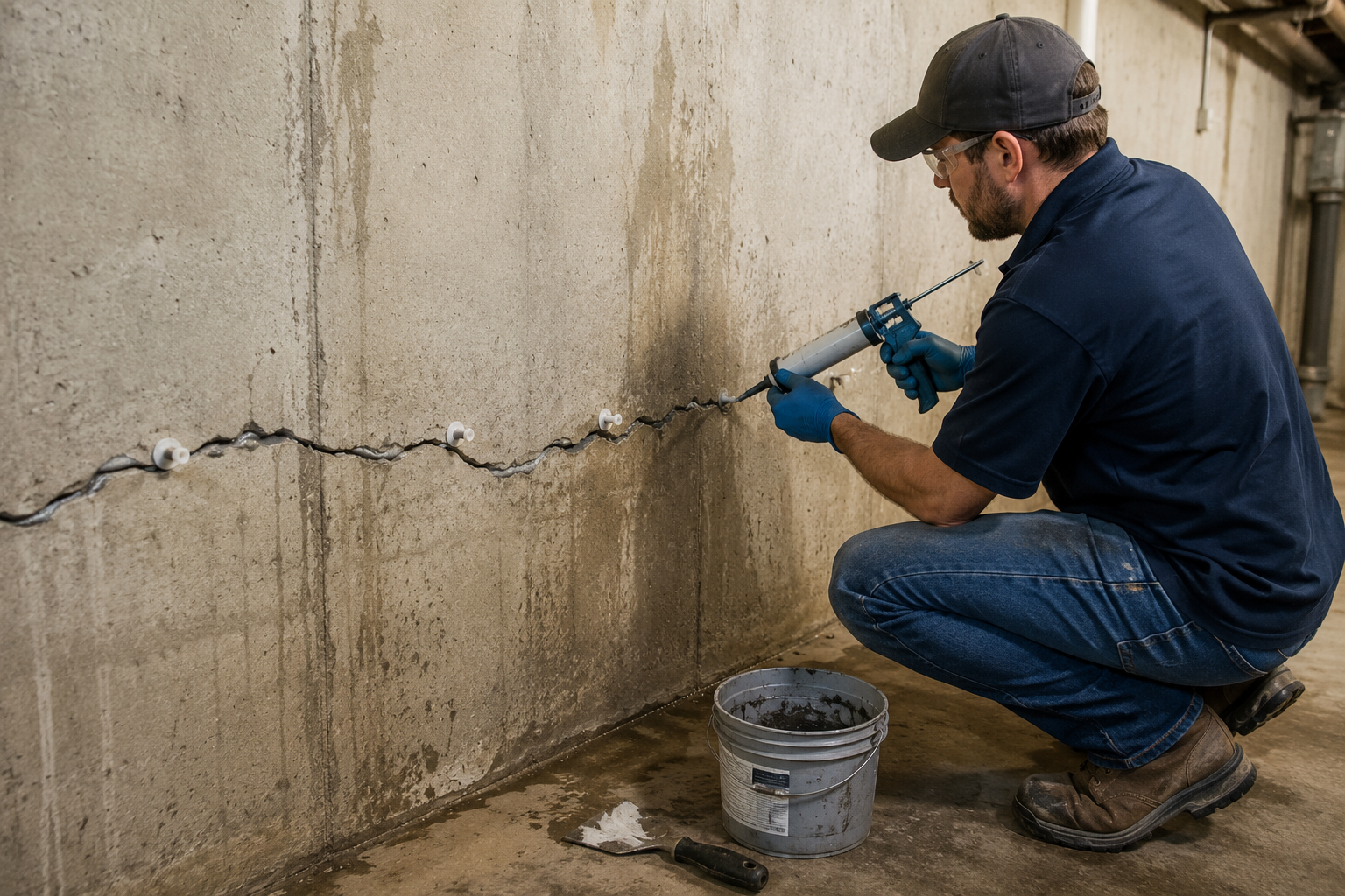 foundation crack repair