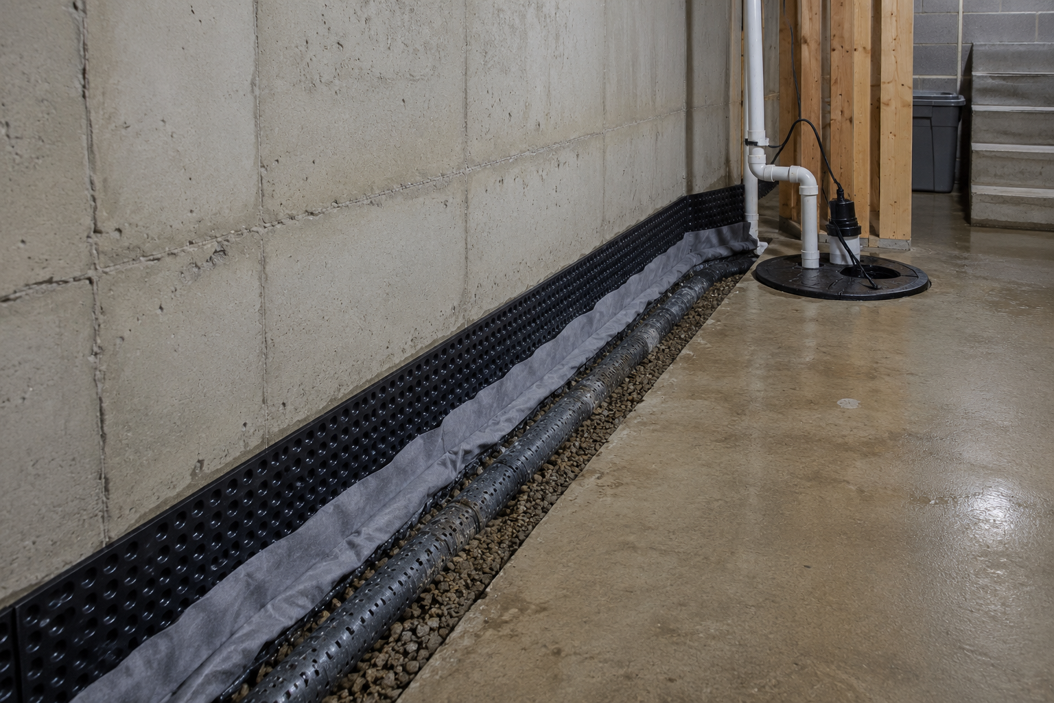 interior drainage systems